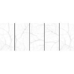 Πλακάκι Andover White 60Χ120 Λευκό Τύπου Μαρμάρου Γυαλιστερό Rettificato